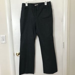 Dark Grey LOFT Trouser Dress Pants